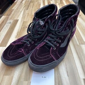 Vans Sk8-Hi Reissue Purple Velvet Men's Size 13